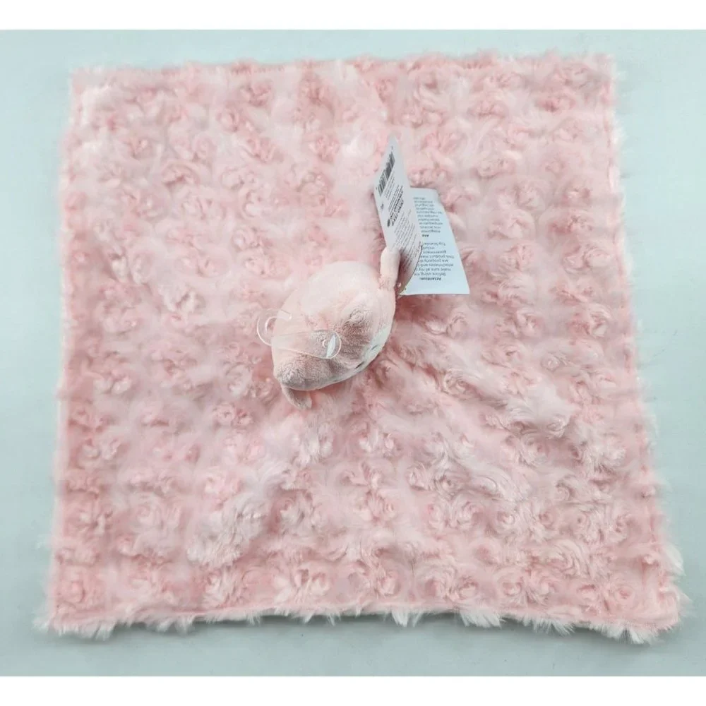 NEW‎ Carters Just One You Plush PINK OWL Baby Security Blanket Lovey Fuzzy 2021